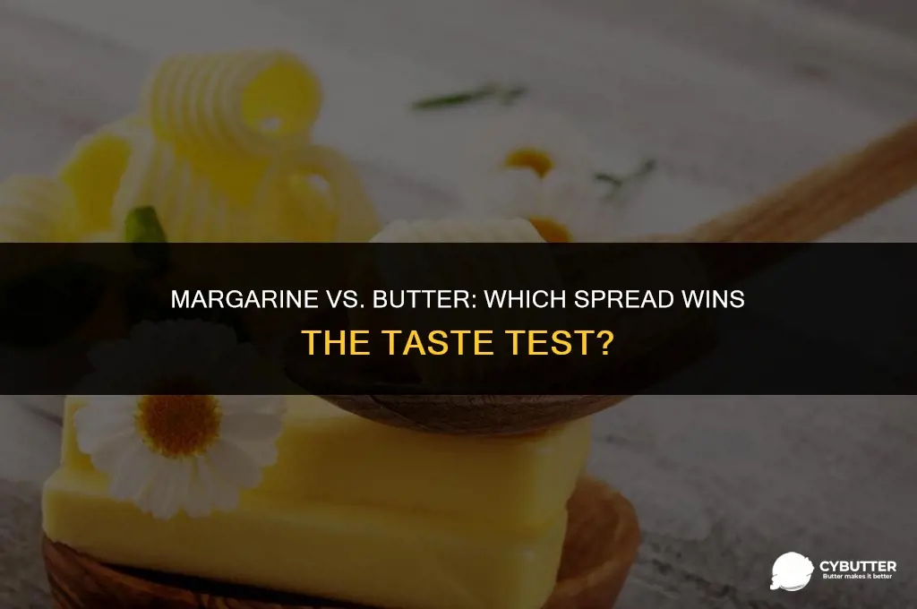 what taste better margarine or butter