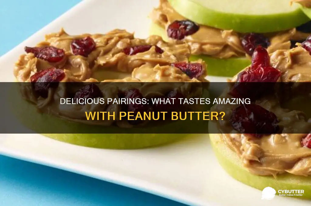 what tastes good with peanut butter