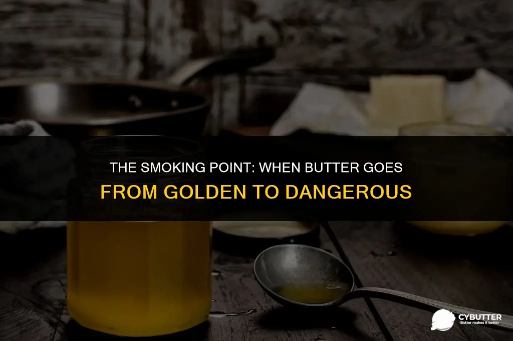 what temp does butter catch fire