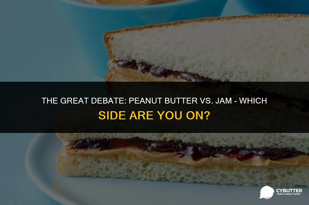 what the difference between peanut butter and jam
