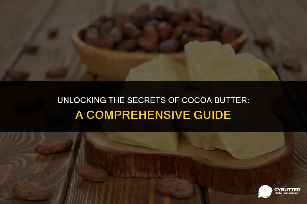 what the f is cocoa butter