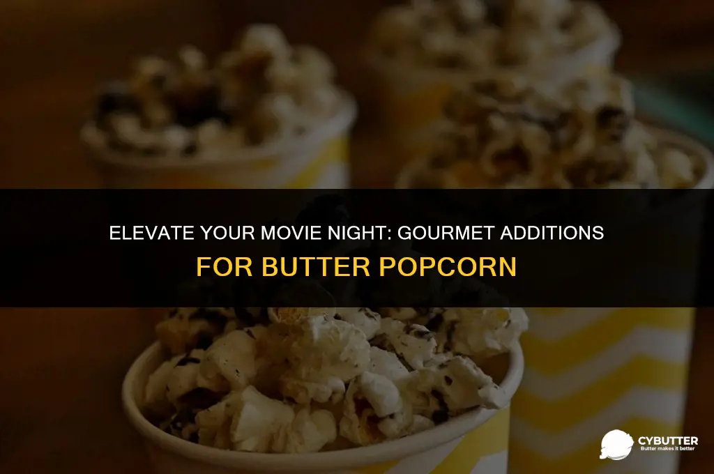 what to add to butter popcorn