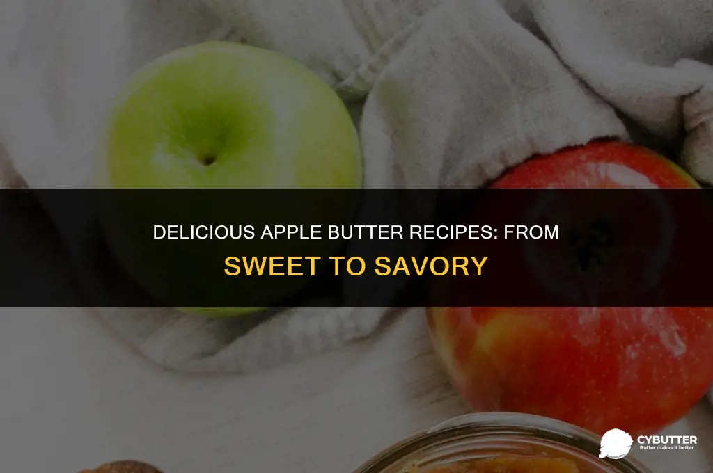what to bake with apple butter