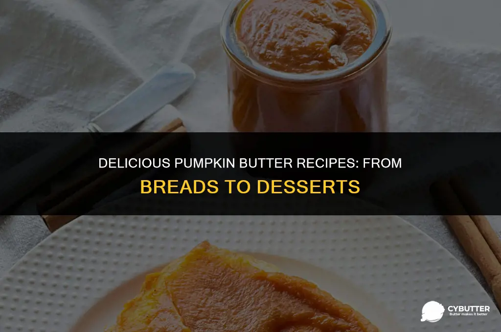 what to bake with pumpkin butter
