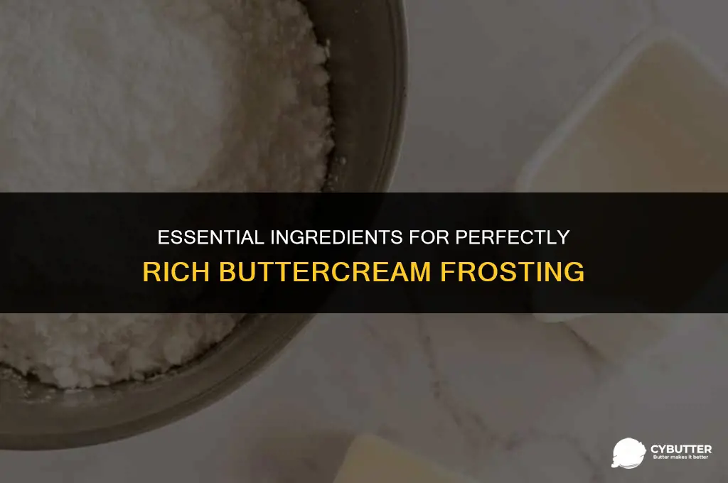 what to buy to make butter buttercream frosting