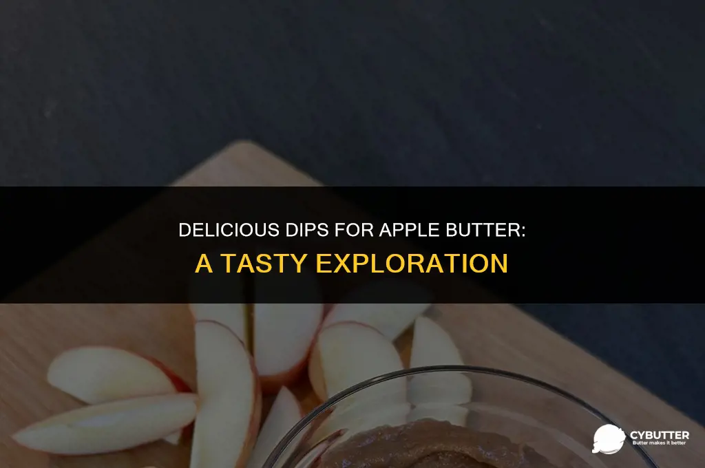 what to dip in apple butter