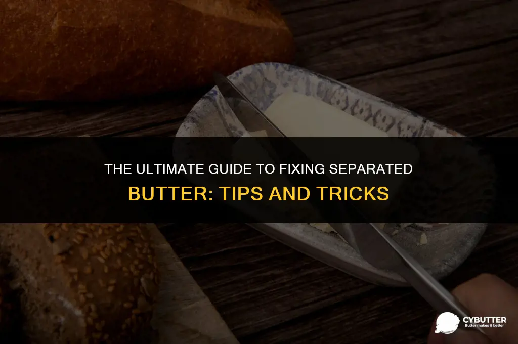 what to do if butter separates