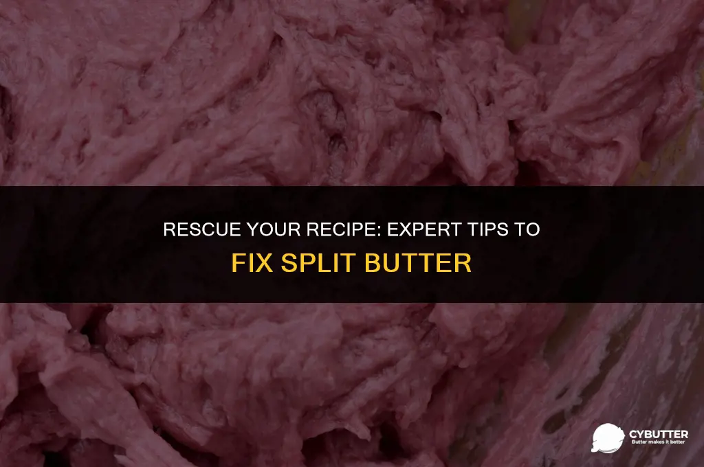 what to do if butter splits