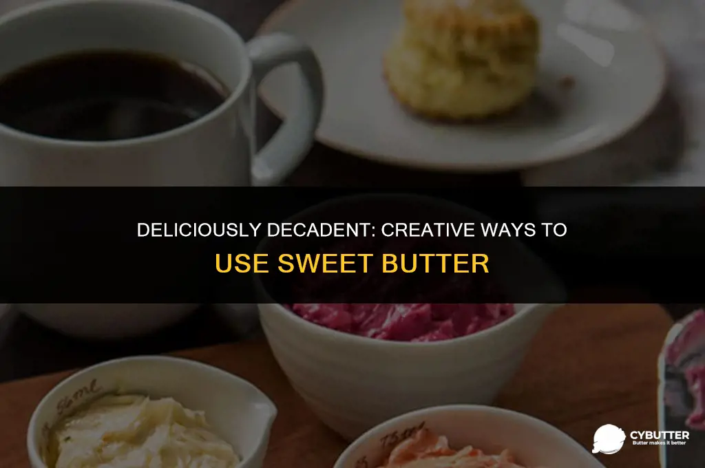 what to do of sweet butter