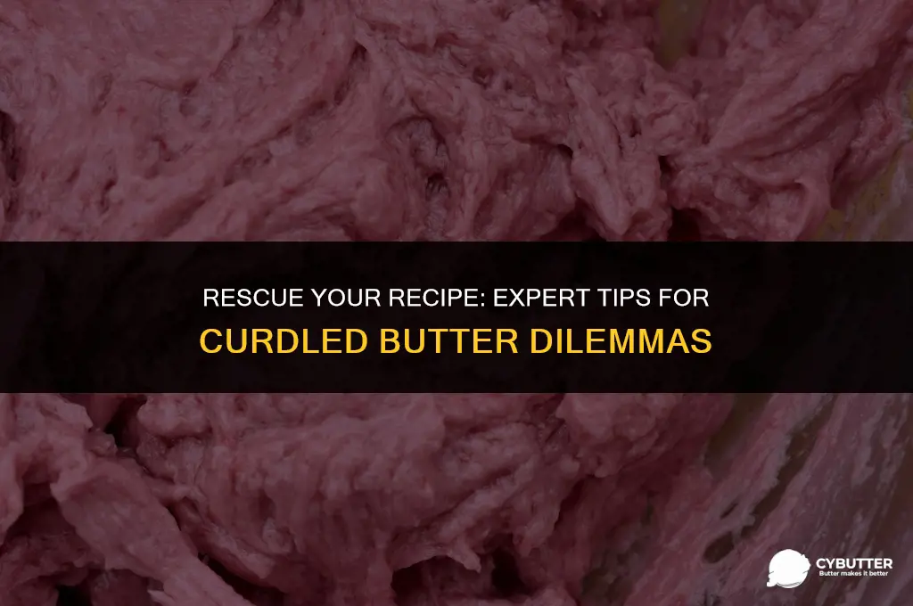 what to do when butter curdled