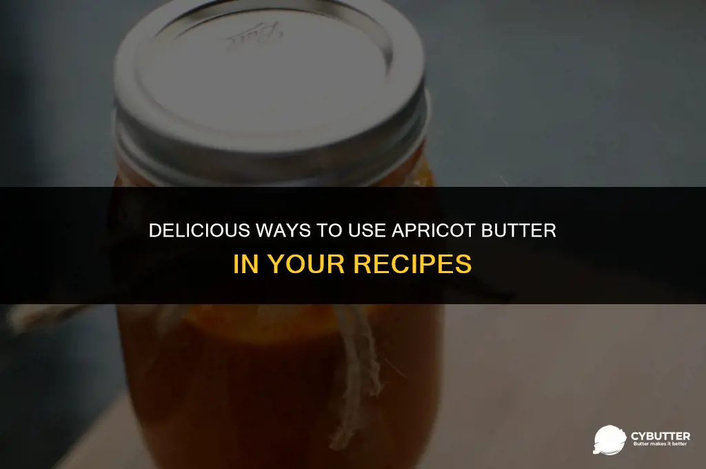 what to do with apricot butter