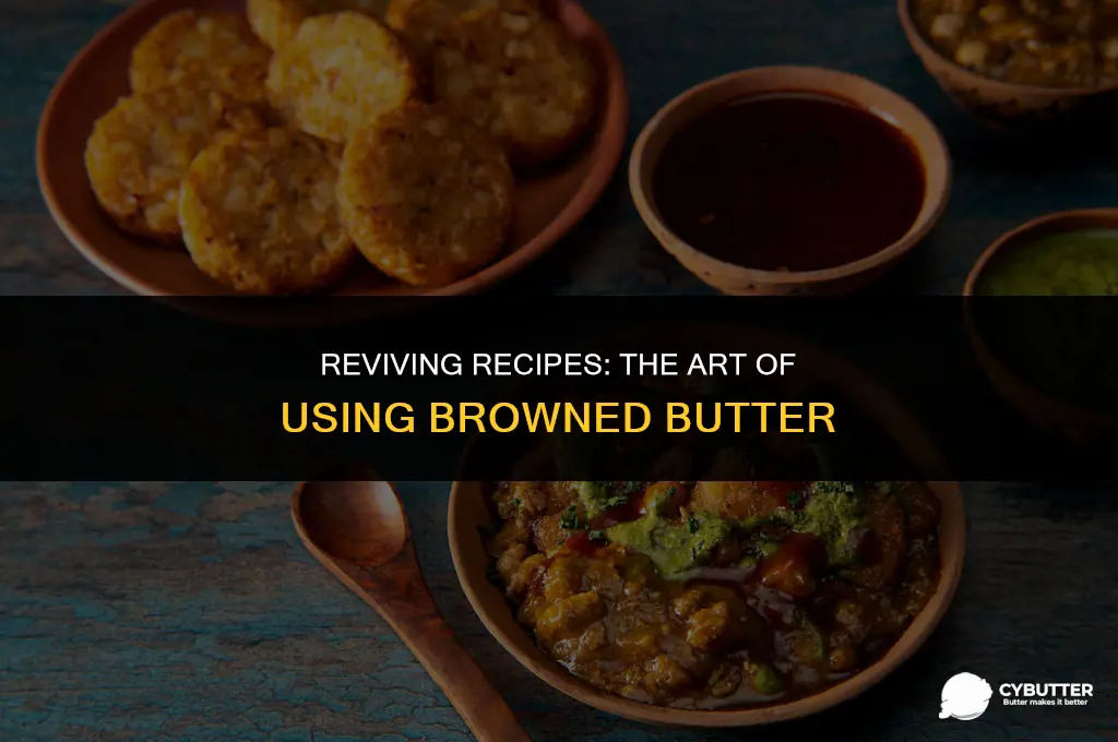 what to do with browned butter