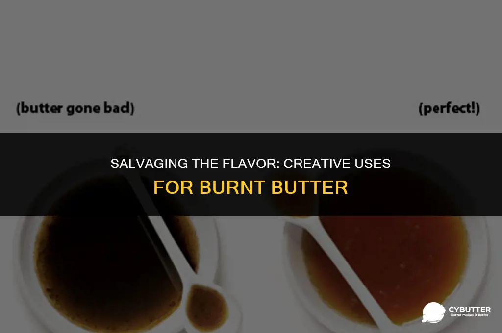 what to do with burnt butter
