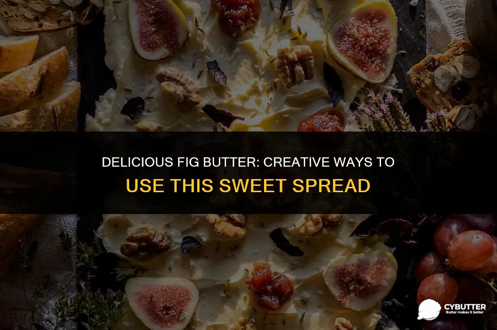 what to do with fig butter