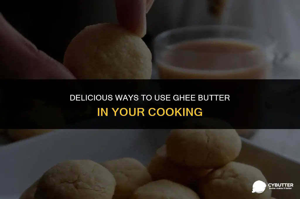 what to do with ghee butter