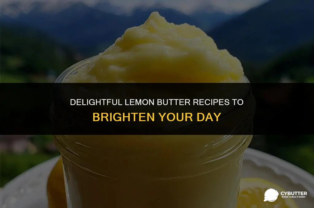 what to do with lemon butter