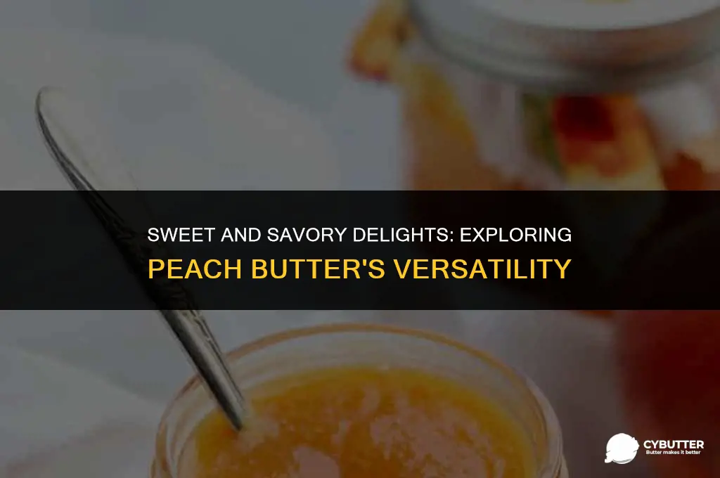 what to do with peach butter