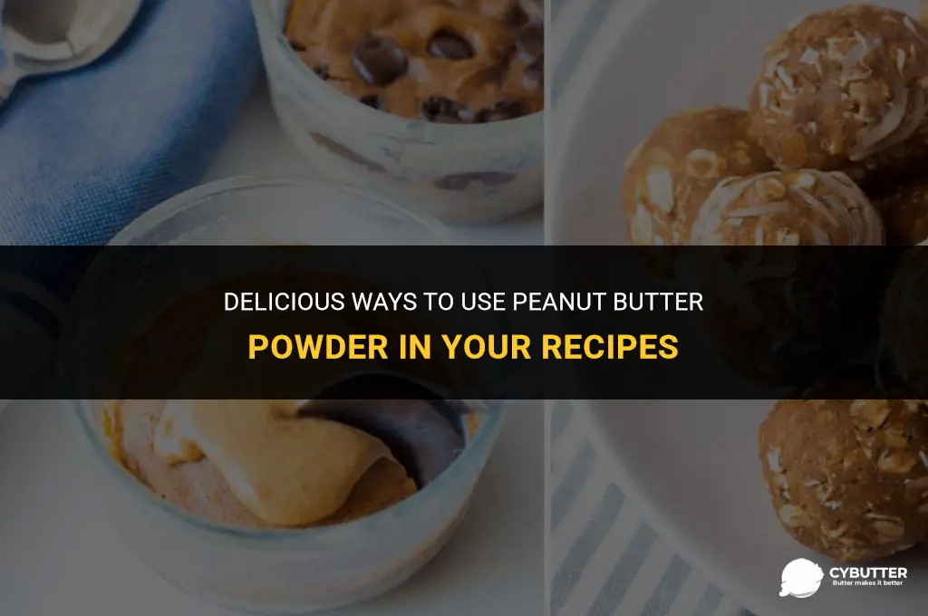 what to do with peanut butter powder