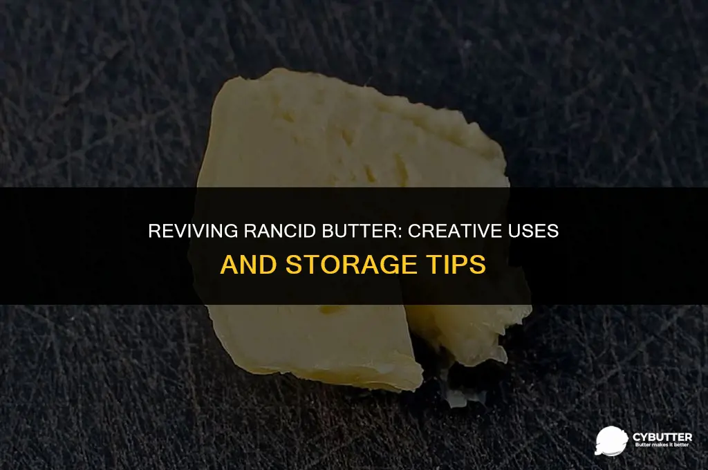 what to do with rancid butter