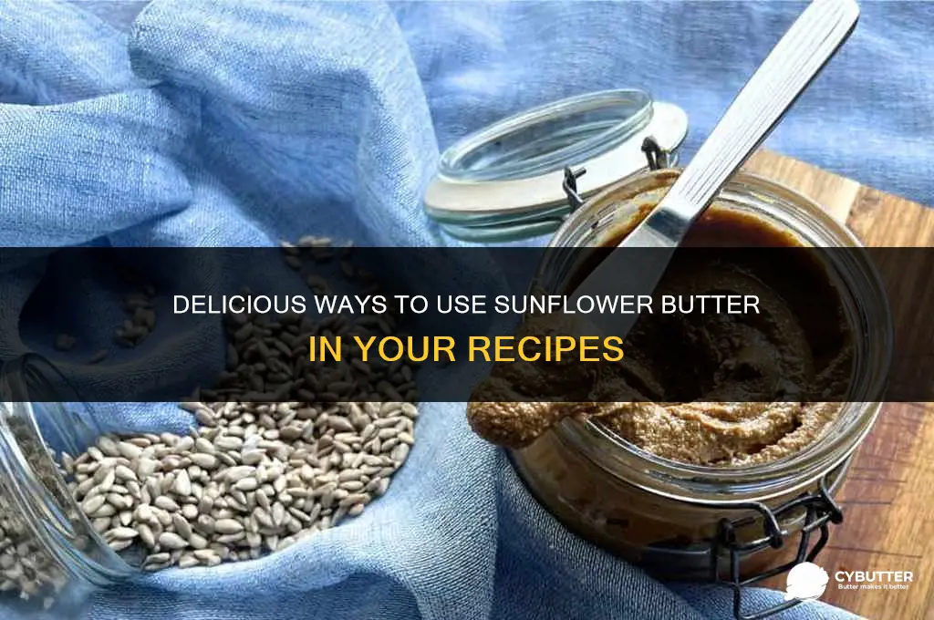 what to do with sunflower butter