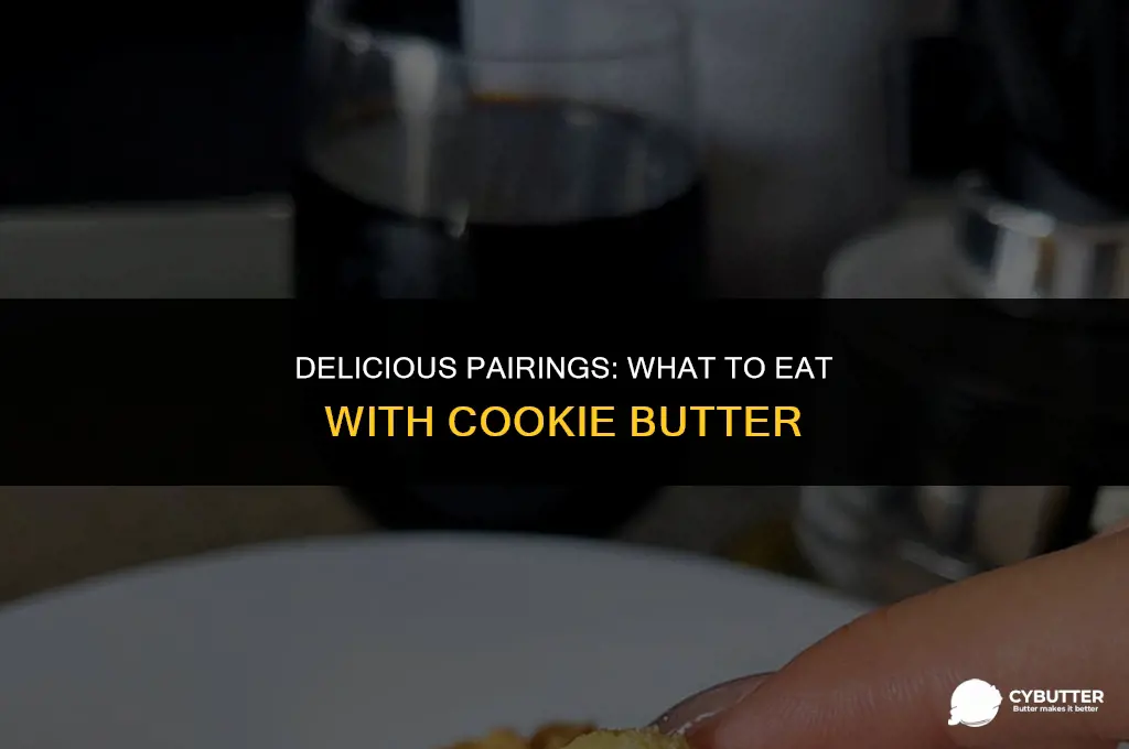 what to eat with cookie butter