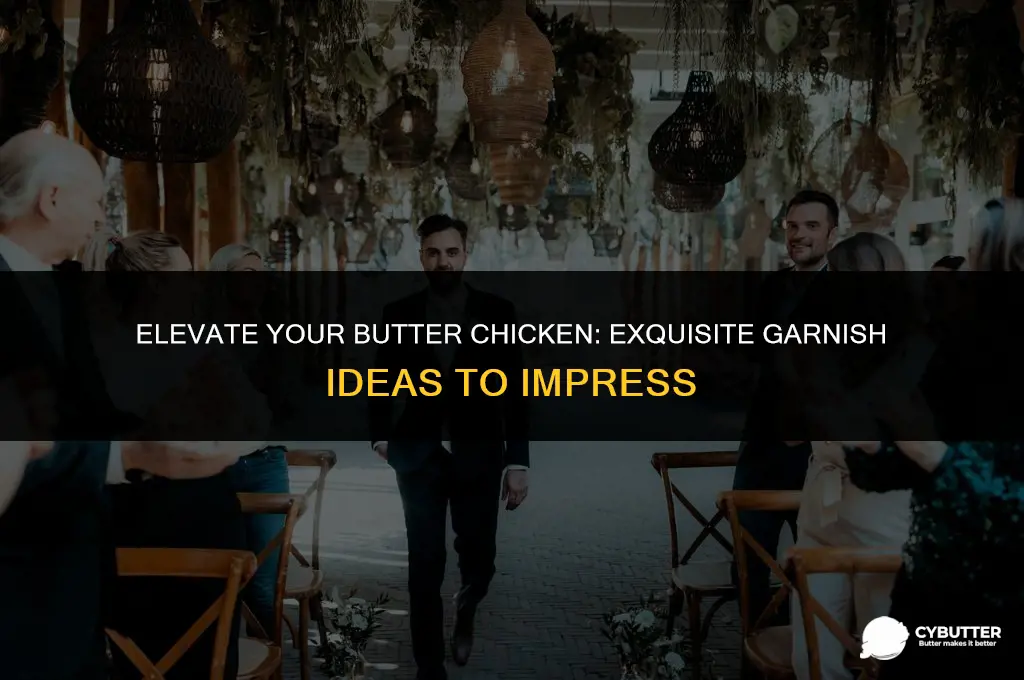 what to garnish butter chicken with