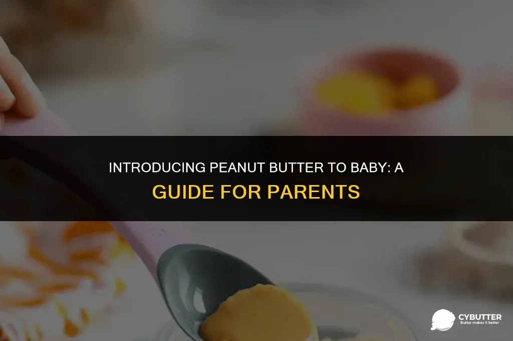 what to look for when giving baby peanut butter