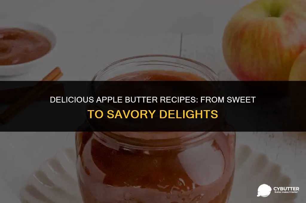 what to make with apple butter