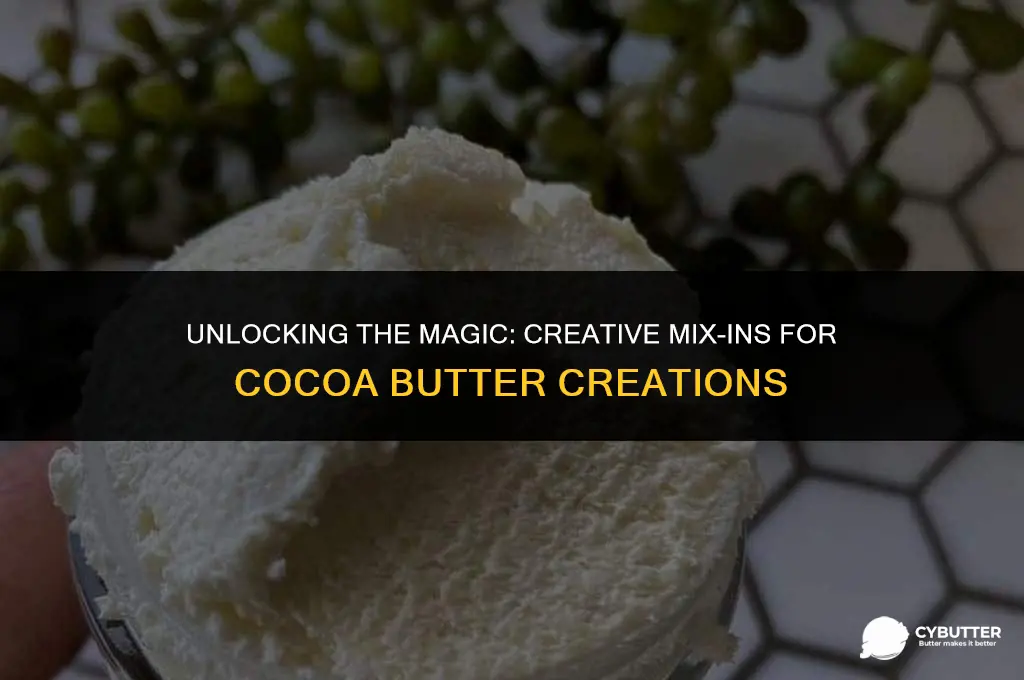 what to mix with cocoa butter