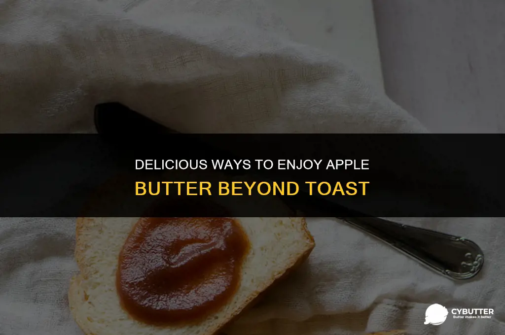 what to out apple butter on