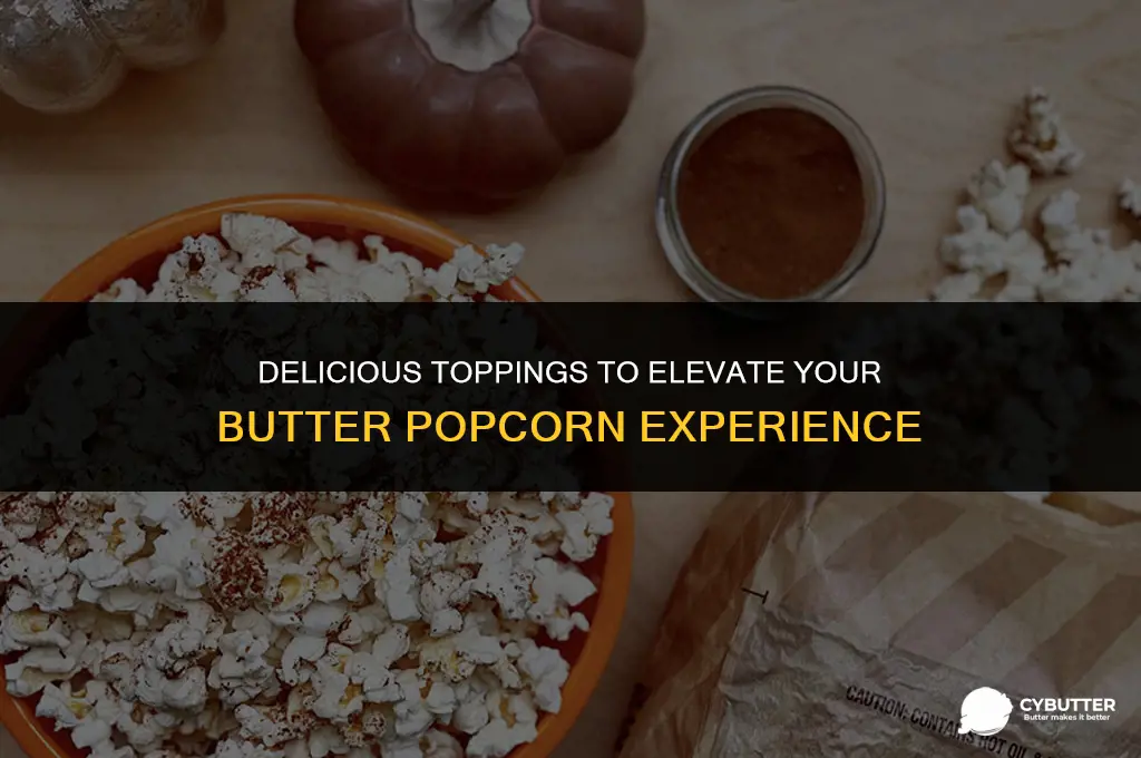 what to put on butter popcorn