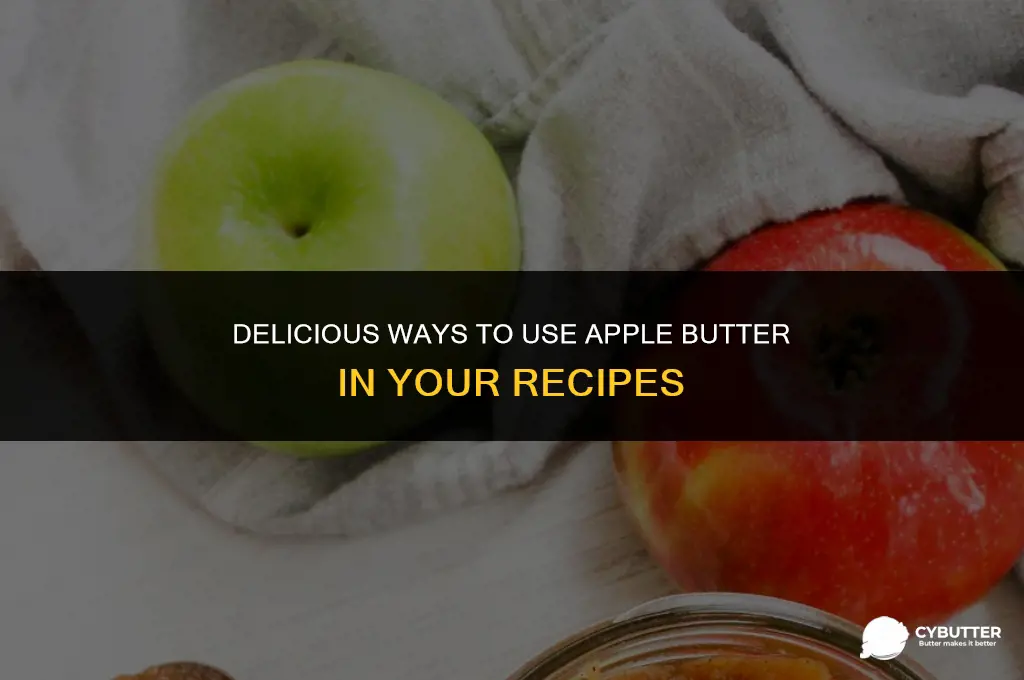 what to use apple butter for