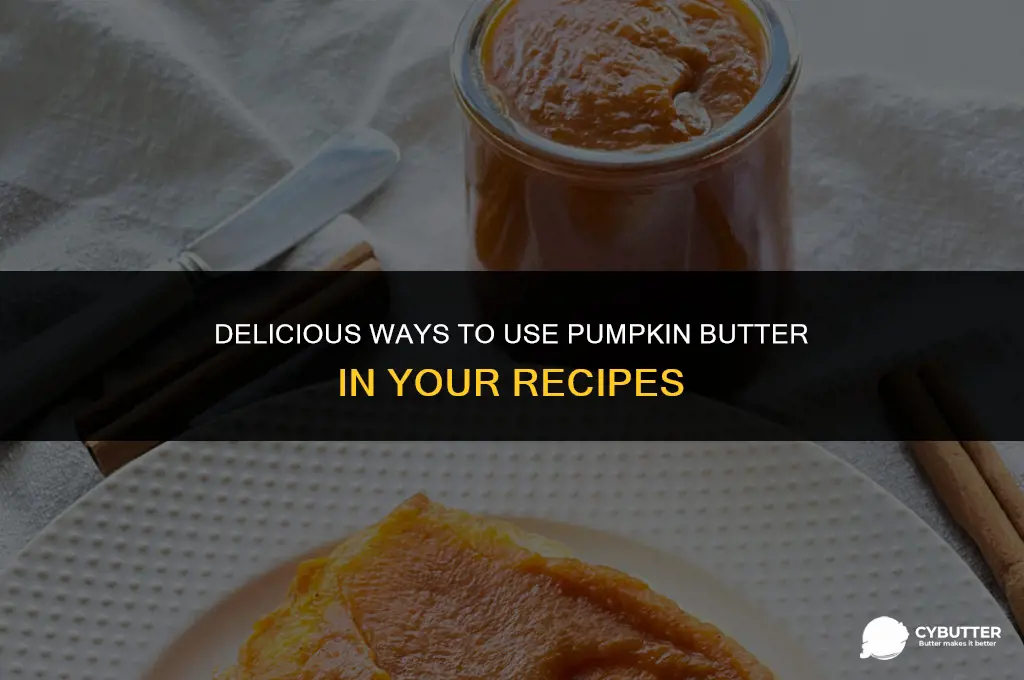 what to use pumpkin butter for
