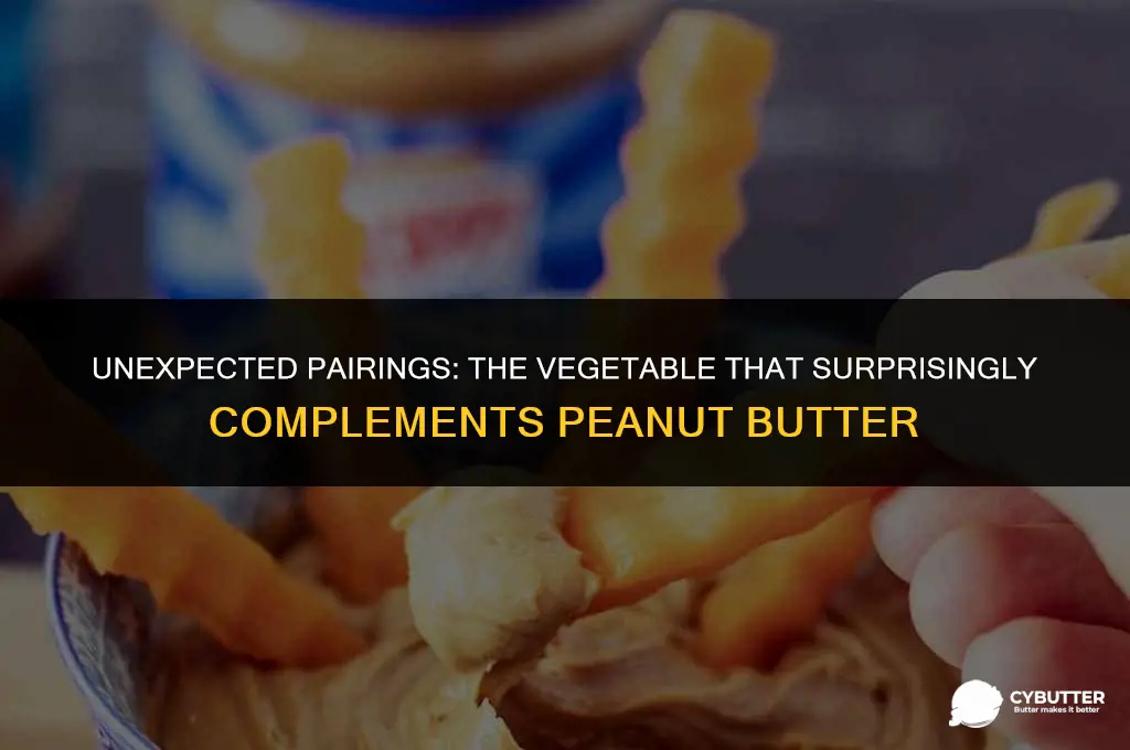 what vegetable goes good with peanut butter
