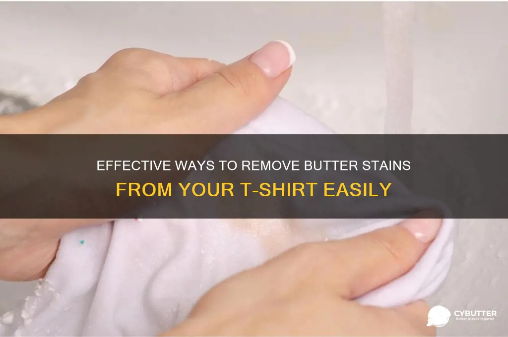 what will get butter out of a t-shirt