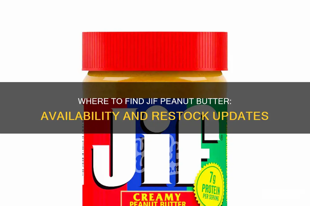 when can i get jif peanut butter
