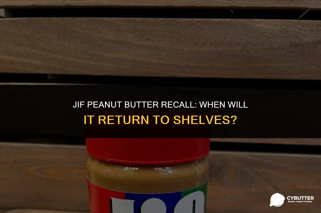 when can we buy jif peanut butter again