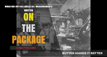 When Butter Labels Started Including Measurements: A Packaging Evolution
