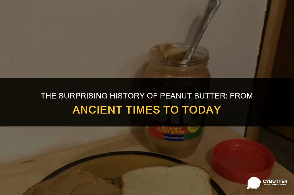when did peanut butter come out