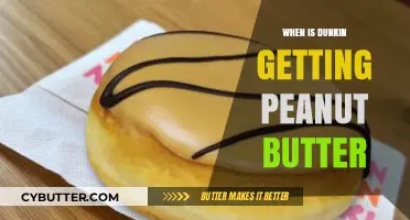 When Will Dunkin' Donuts Introduce Peanut Butter to the Menu?