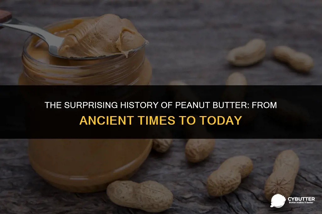 when peanut butter invented