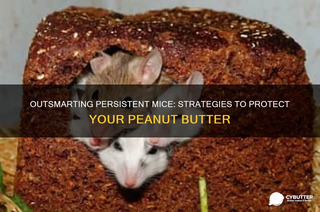 when the mice keep getting the peanut butter