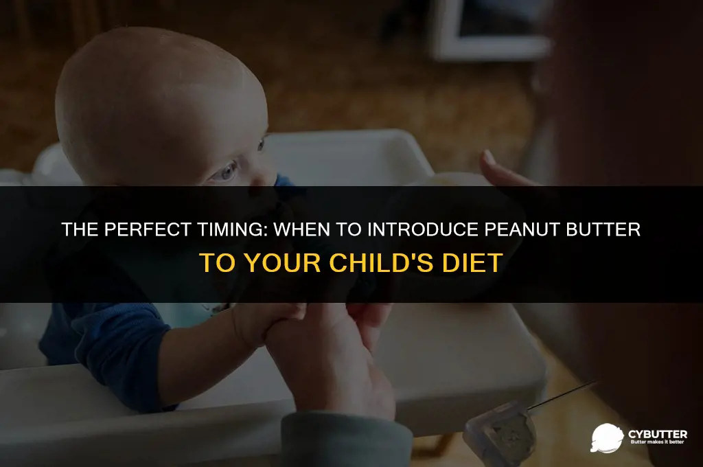 when to introduce peanut butter