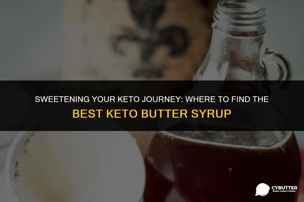 where buy keto butter syrup