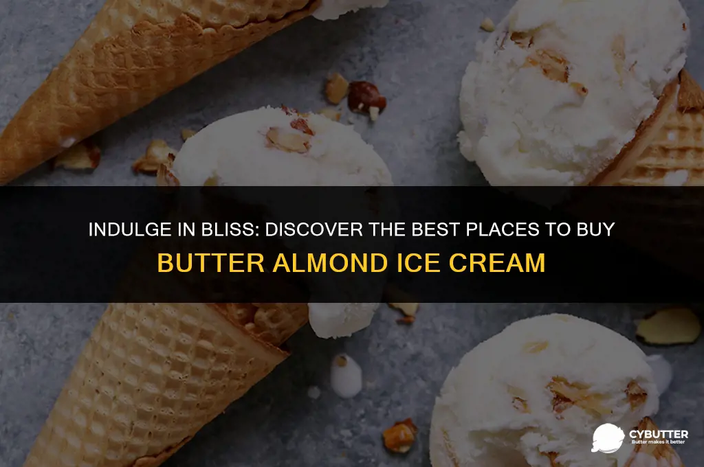where can i buy butter almond ice cream
