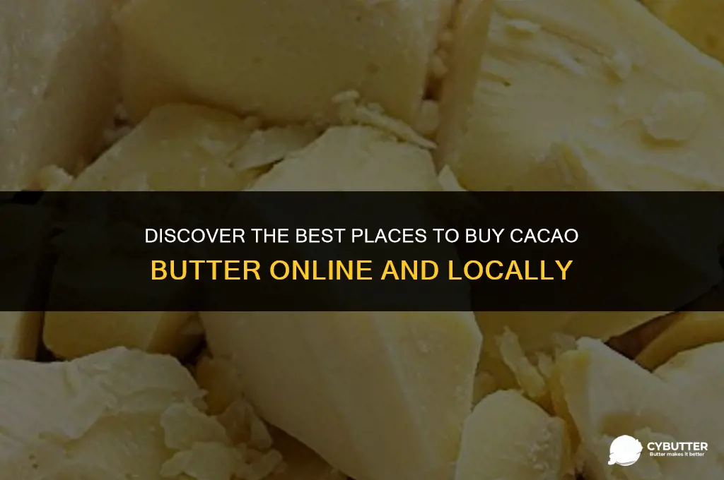 where can i buy cacao butter