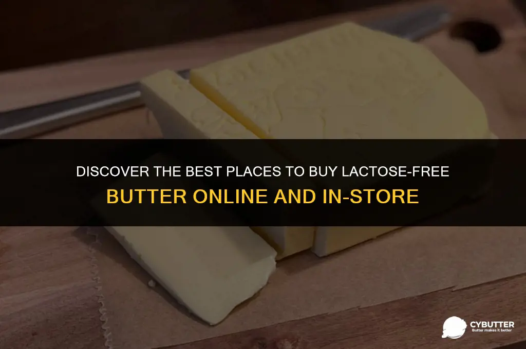 where can i buy lactose free butter