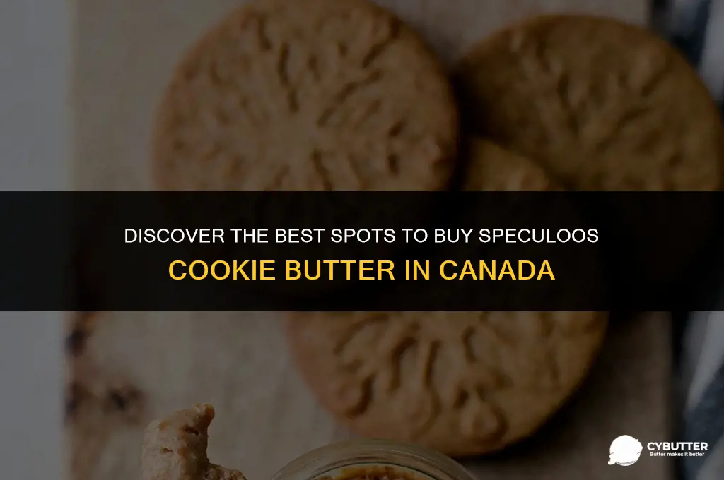 where can i buy speculoos cookie butter in canada