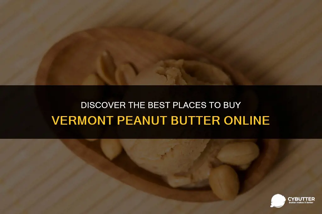 where can i buy vermont peanut butter