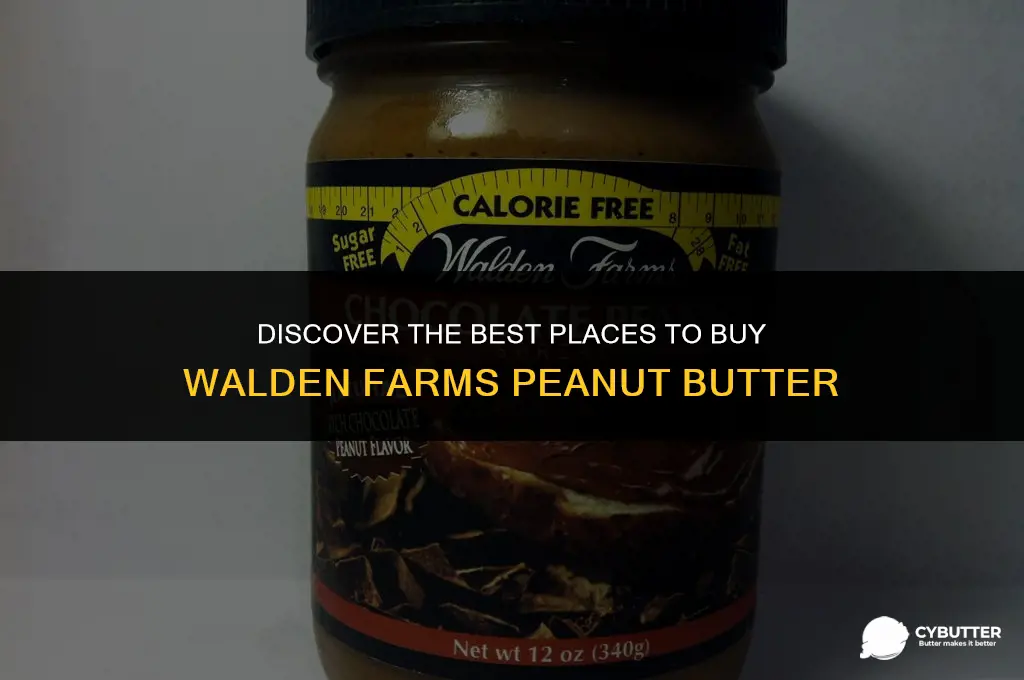 where can i buy walden farms peanut butter